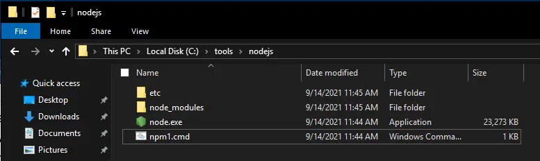 symlink directory updated